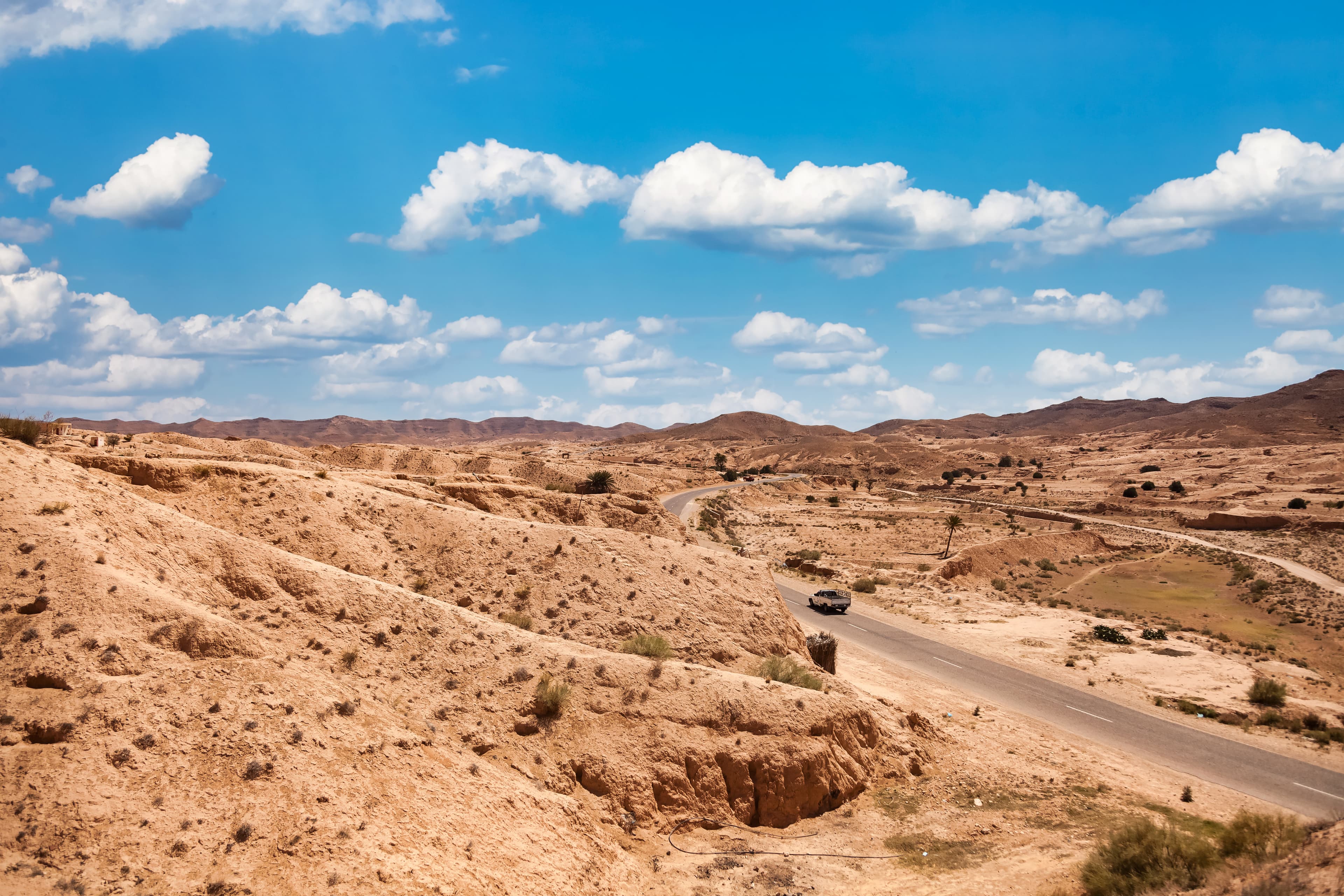 Desert landscape hills